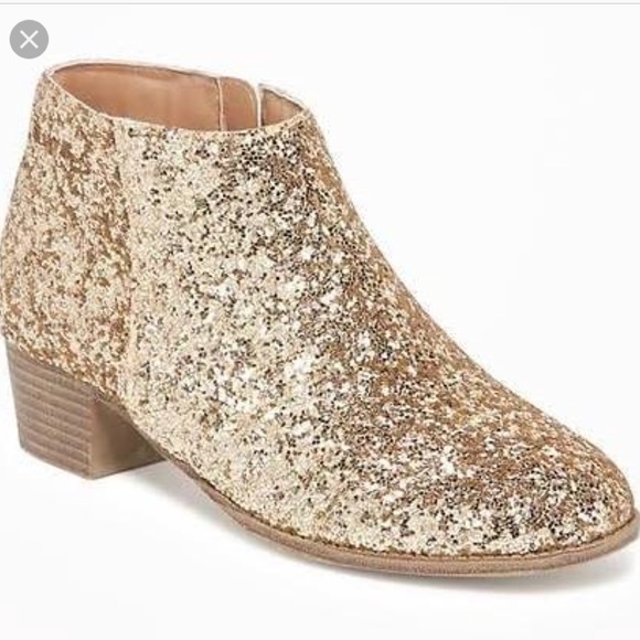 glitter boots old navy